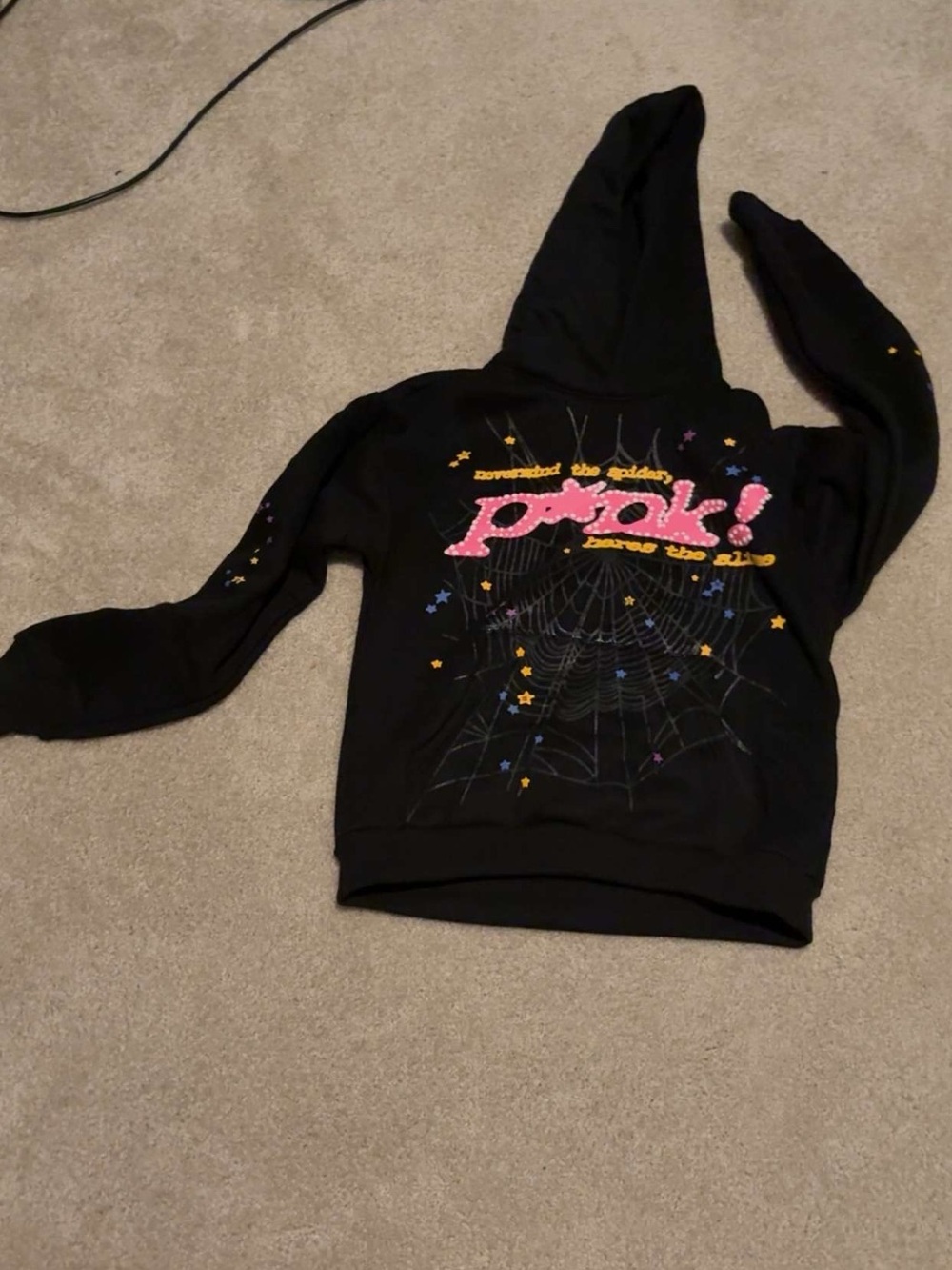 Sp5der hoodie size small